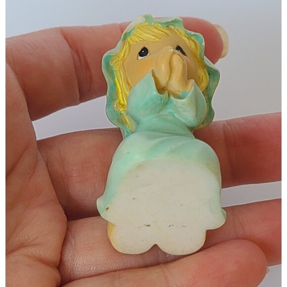 2001 Precious Moments Nativity Scene Mother Mary Miniature Collectible Figurine - Picture 9 of 10